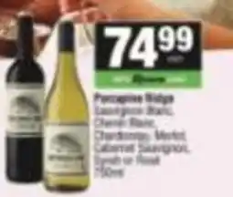 Spar Purcaspine Ridge Sauvignon Blanc, Chardonnay, Merlot, Cabernet Sauvignon offer