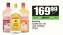 Spar Gordon's London Dry Gin offer