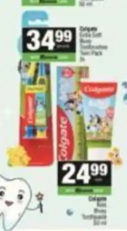 Spar Colgate Kids Busy Toothpaste offer