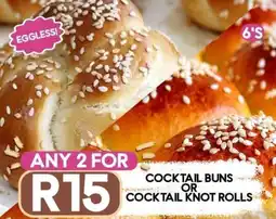 Take 'n Pay Cocktail buns or cocktail knot rolls offer