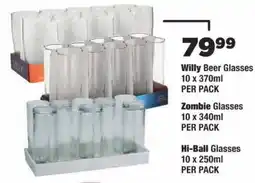 OK Foods Willy Beer Glasses offer