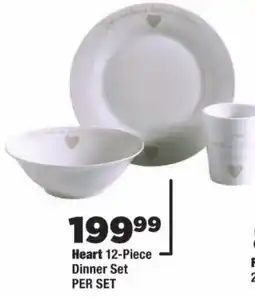 OK Foods Heart 12-Piece Dinner Set offer