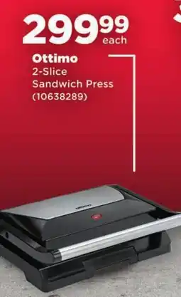 OK Foods Ottimo 2-Slice Sandwich Press offer