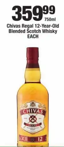 OK Liquor Chivas Regal 12-Year-Old Blended Scotch Whisky offer