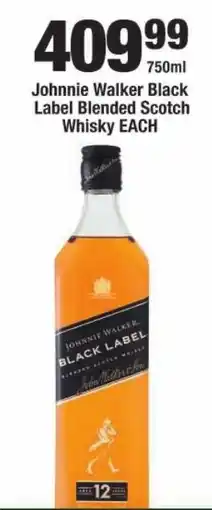 OK Liquor Johnnie Walker Black Label Blended Scotch Whisky offer