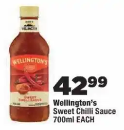 OK Foods Wellington's Sweet Chilli Sauce offer