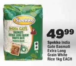 OK Foods Spekko India Gate Basmati Extra Long Grain White Rice offer
