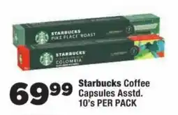 OK Foods Starbucks Coffee Capsules Assorted offer