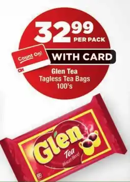 OK Foods Glen Tea Tagless Tea Bags offer