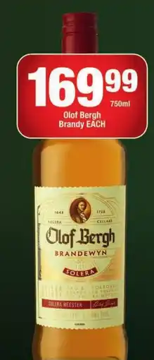 OK Liquor Olof Bergh Brandy offer