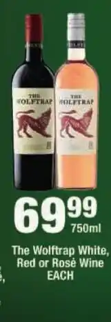 OK Liquor The Wolfttrap White, Red or Rosé Wine offer