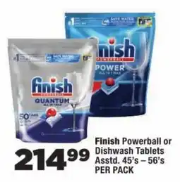 OK Foods Finish Powerball or Dishwash Tablets offer