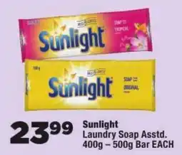 OK Foods Sunlight Laundry Soap Assorted offer