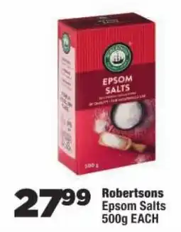 OK Foods Robertsons Epsom Salts offer