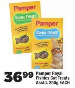 OK Foods Pamper Royal Fishies Cat Treats offer