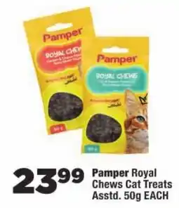 OK Foods Pamper Royal Chews Cat Treats offer