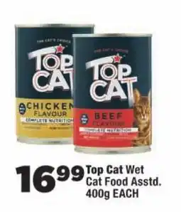 OK Foods Top Cat Wet Cat Food Assorted offer