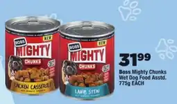 OK Foods Boss Mighty Chunks Wet Dog Food Assorted offer