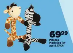 OK Foods Petshop Plush Dog Toy Assorted offer