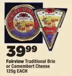 OK Foods Fairview Traditional Brie or Camembert Cheese offer