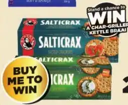 OK Foods Salticrux Salted Crackers offer