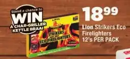 OK Foods Lion Strikers Eco Firelighters offer