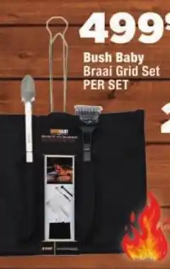 OK Foods Bush Baby Braai Grid Set offer
