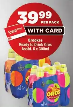 OK Foods Brookes Ready to Drink Oros offer