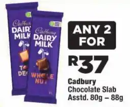 OK Foods Cadbury Chocolate Slab offer