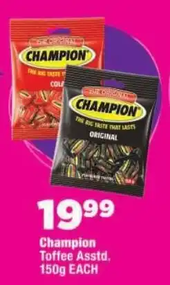 OK Foods Champion Toffee Asstd. offer