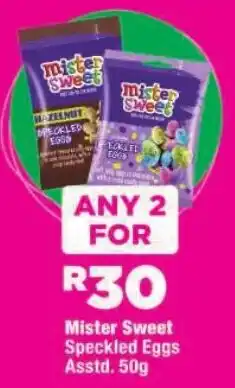 OK Foods Mister Sweet Speckled Eggs offer