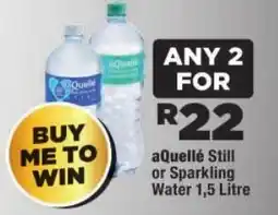 OK Foods aQuellé Still or Sparkling Water offer