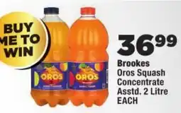 OK Foods Brookes Oros Squash Concentrate offer