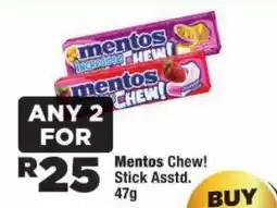 OK Foods Mentos Chew! Stick Assstd. offer