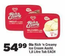 OK Foods Ola Rich 'n Creamy Ice Cream Assorted offer