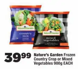 OK Foods Nature's Garden Frozen Country Crop or Mixed Vegetables offer
