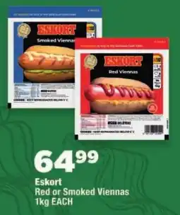 OK Foods Eskort Red or Smoked Viennas offer