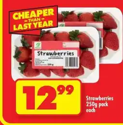 Shoprite STRAWBERRIES 250g pack offer