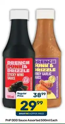 Pick n Pay PnP DDD Sauce Assorted 500ml Each offer
