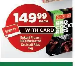 OK Foods Eskort Frozen BBQ Marinated Cocktail Ribs offer