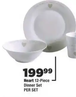 OK Foods Heart 12-Piece Dinner Set offer