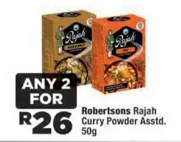 OK Foods Robertsons Rajah Curry Powder Asstd offer