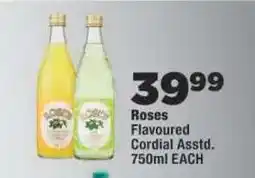 OK Foods Roses Flavoured Cordial Asstd offer