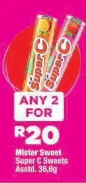 OK Foods Mister Sweet Super C Sweets offer