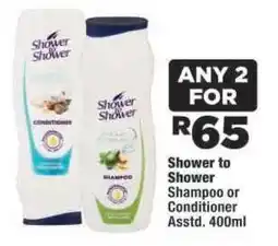 OK Foods Shower to Shower Shampoo or Conditioner offer