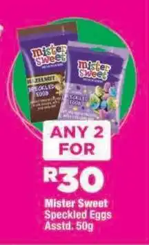 OK Foods Mister Sweet Speckled Eggs offer