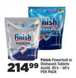 OK Foods Finish Powerball or Dishwash Tablets offer