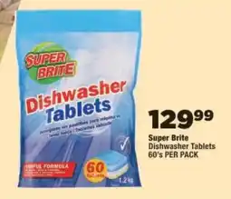 OK Foods Super Brite Dishwasher Tablets offer