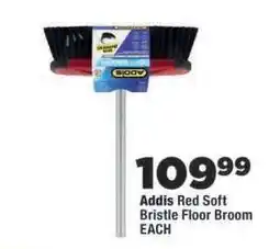 OK Foods Addis Red Soft Bristle Floor Broom offer