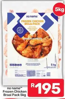 Pick n Pay Hypermarket no name Frozen Chicken Braai Pack 5kg offer